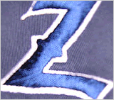 An example of custom layered 3D embroidery
