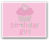 birthday girl rhinestone t-shirt