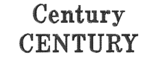 Embroidery font Century