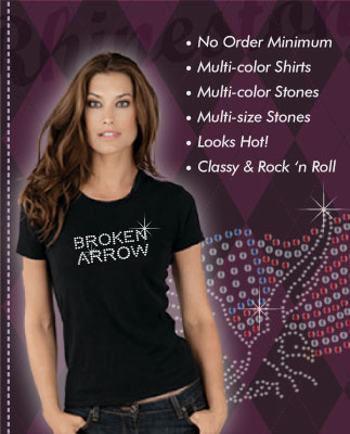 custom rhinestone shirts