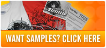 Order Screen Printing and Embroidery Samples