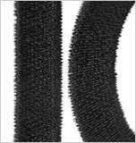 An example of step-satin stitch embroidery