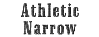 Embroidery font Athletic Narrow