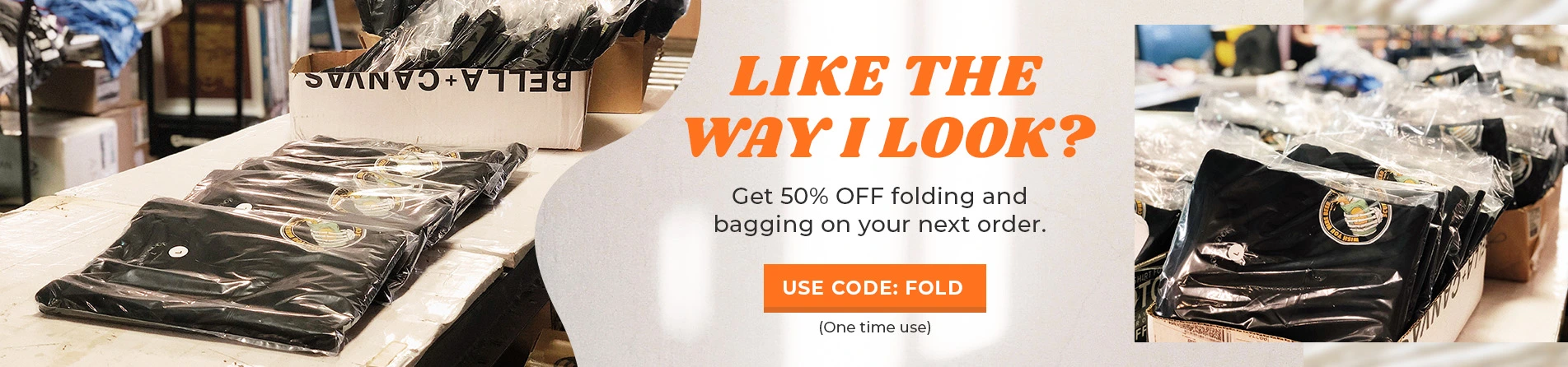 folding bagging promo