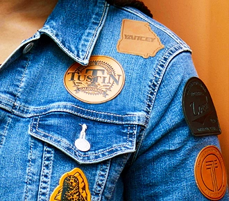 Embroidered Patches Clothes Wow