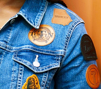 Personalized Denim Jacket With Patches, Customized Jean Patch