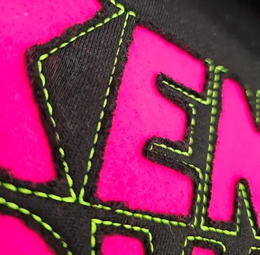 Example of 2-layer applique