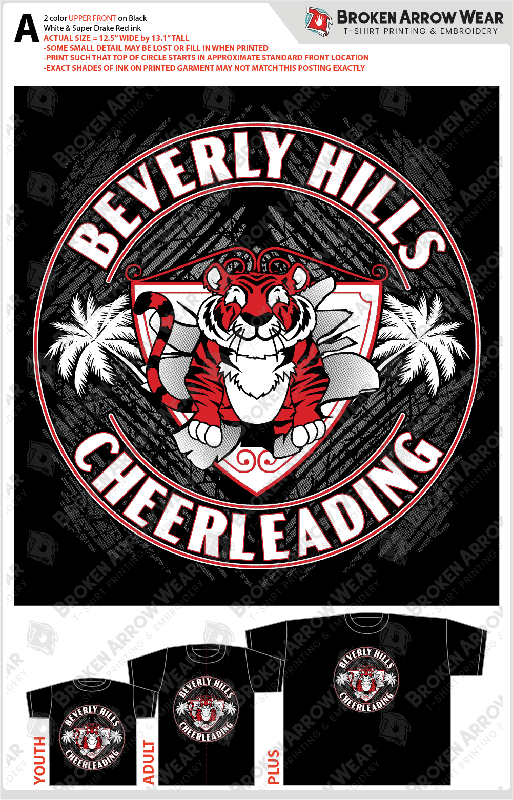 Cheer 4 U Athletics screen print