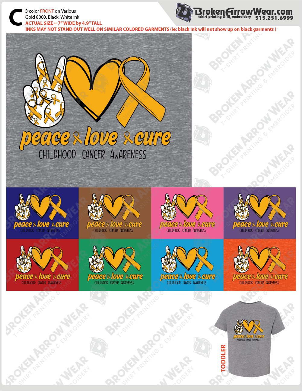 Des Moines Area Oncology Moms Screen Printing screen print