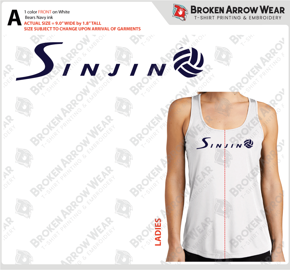 Sinjin Beach Volleyball Club ScreenPrint screen printing