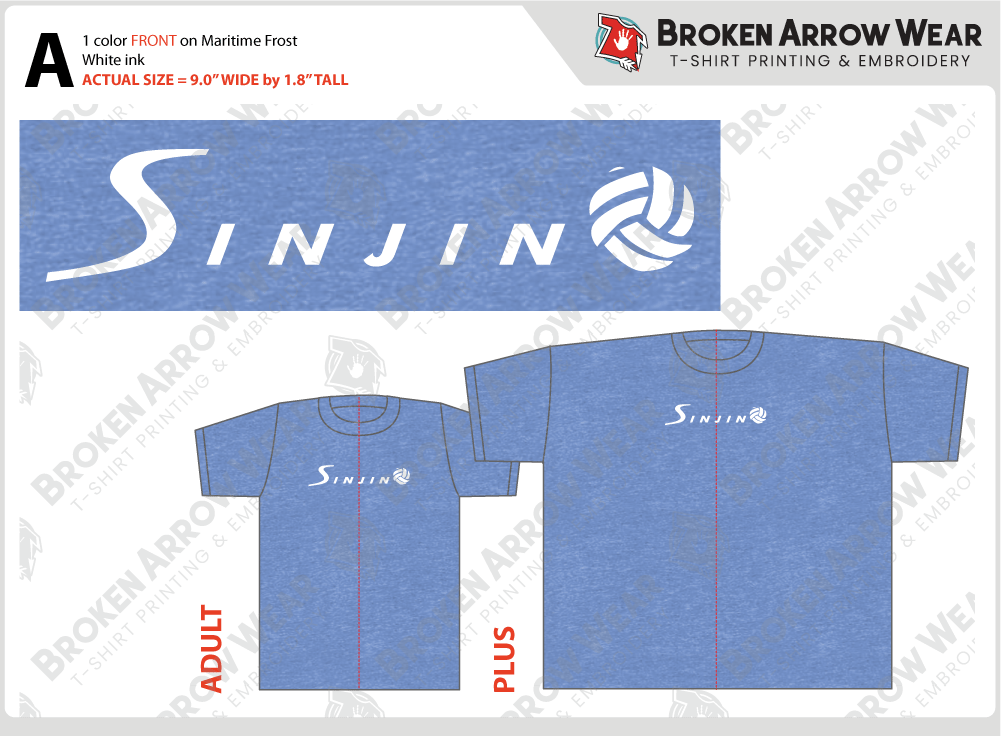 Sinjin Beach Volleyball Club ScreenPrint screen printing