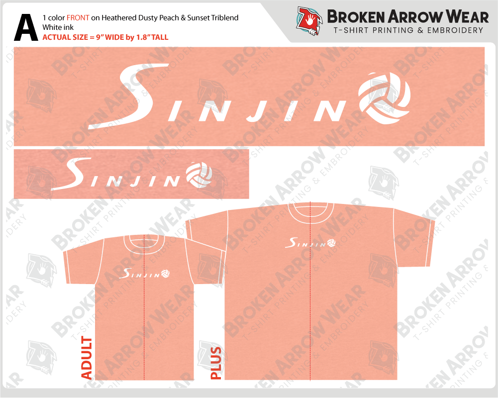 Sinjin Beach Volleyball Club ScreenPrint screen print