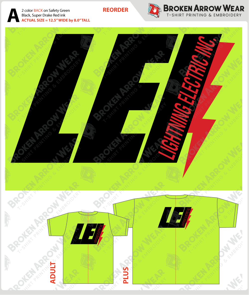 Lightning Electric Inc ScreenPrint screen print