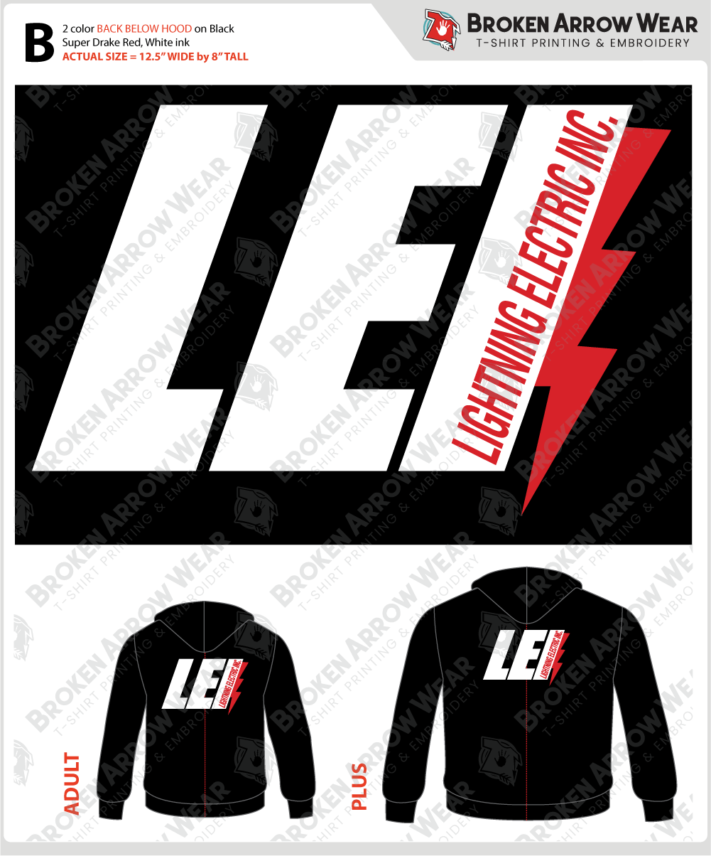 Lightning Electric Inc ScreenPrint screen print