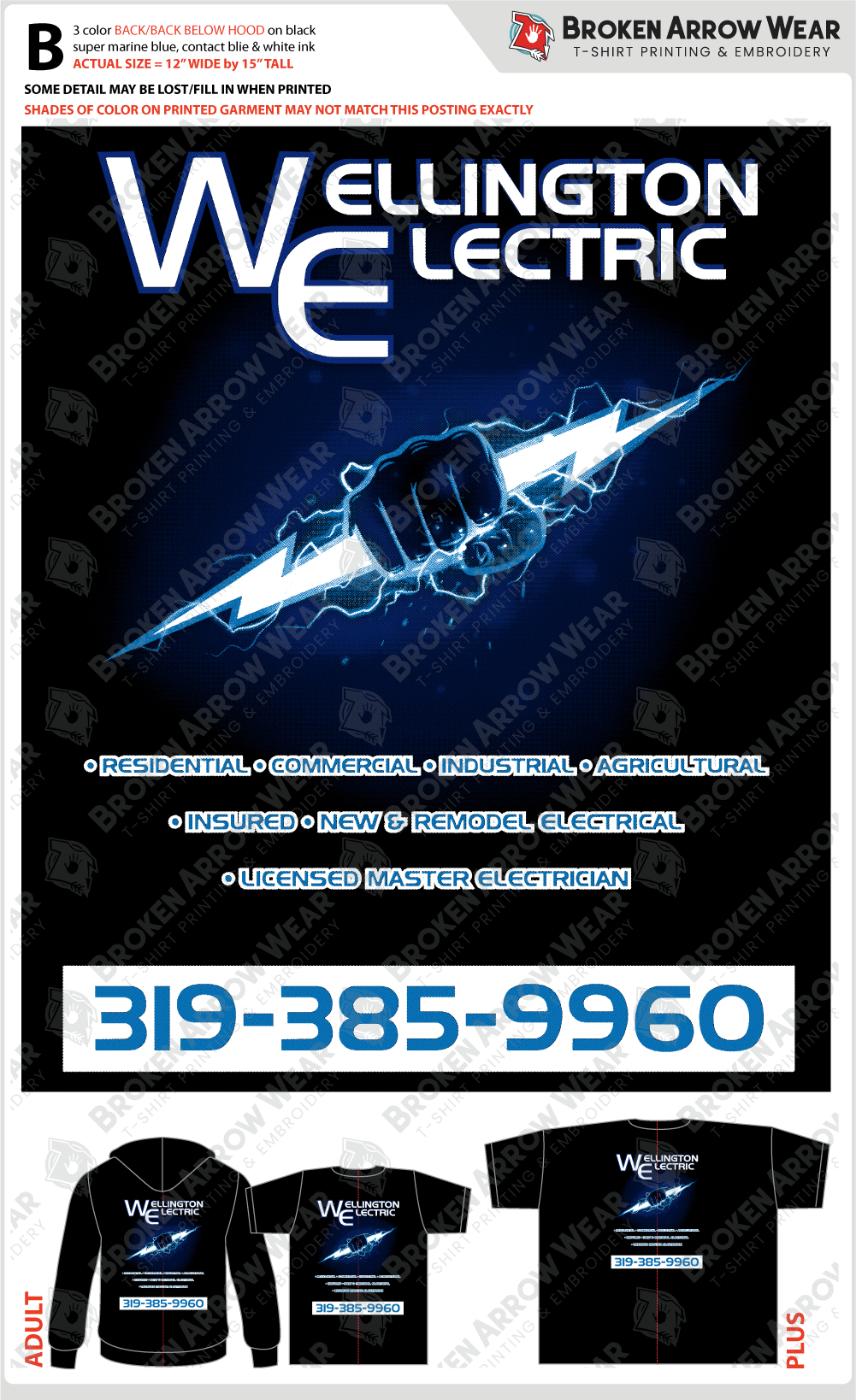 Wellington Electric screen printing