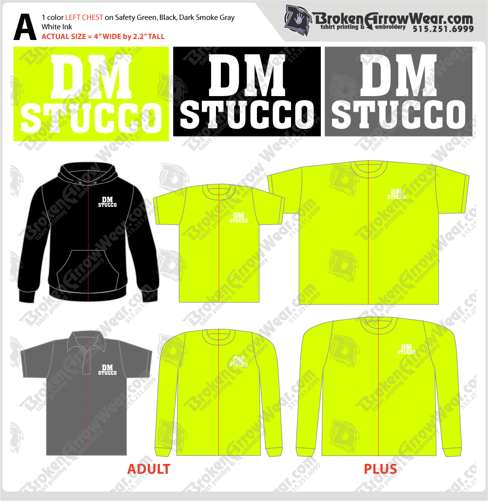 Des Moines Stucco ScreenPrint screen printing