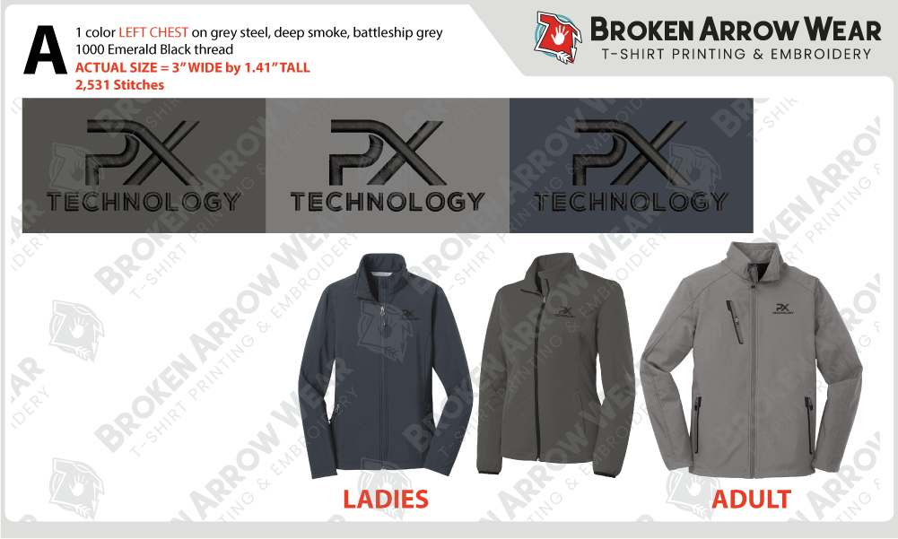 PX Technology | Embroidery | embroidery