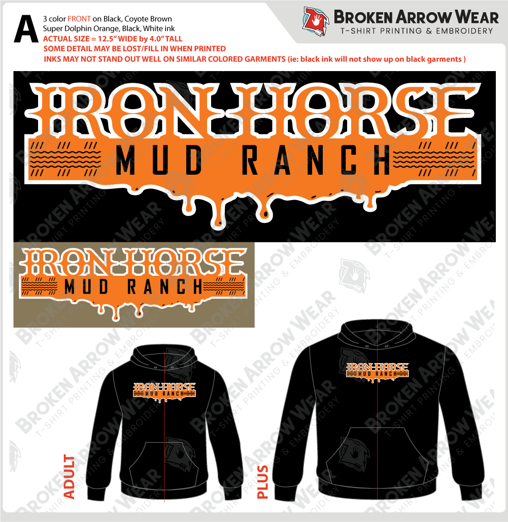Iron Horse Mud Ranch ScreenPrint screen print