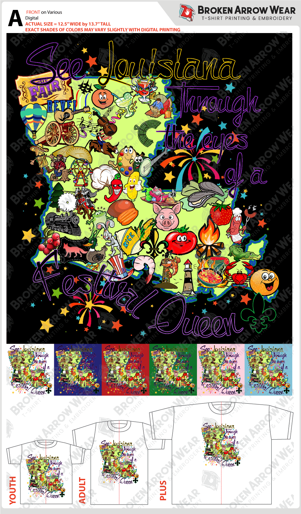 The Battle of Pleasant Hill Reenactment and Festival screen printing