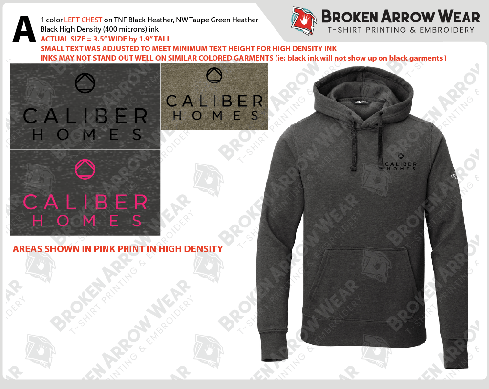 Caliber Homes | ScreenPrint | screen printing