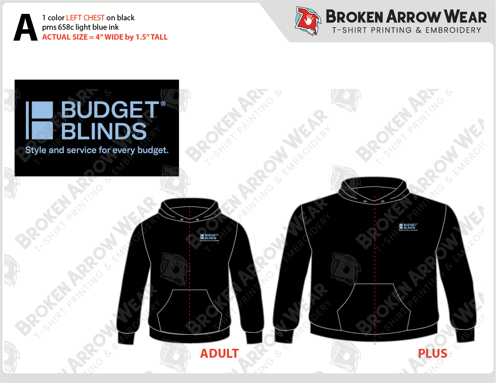 Budget Blinds of Greater Colorado Springs ScreenPrint screenprinting