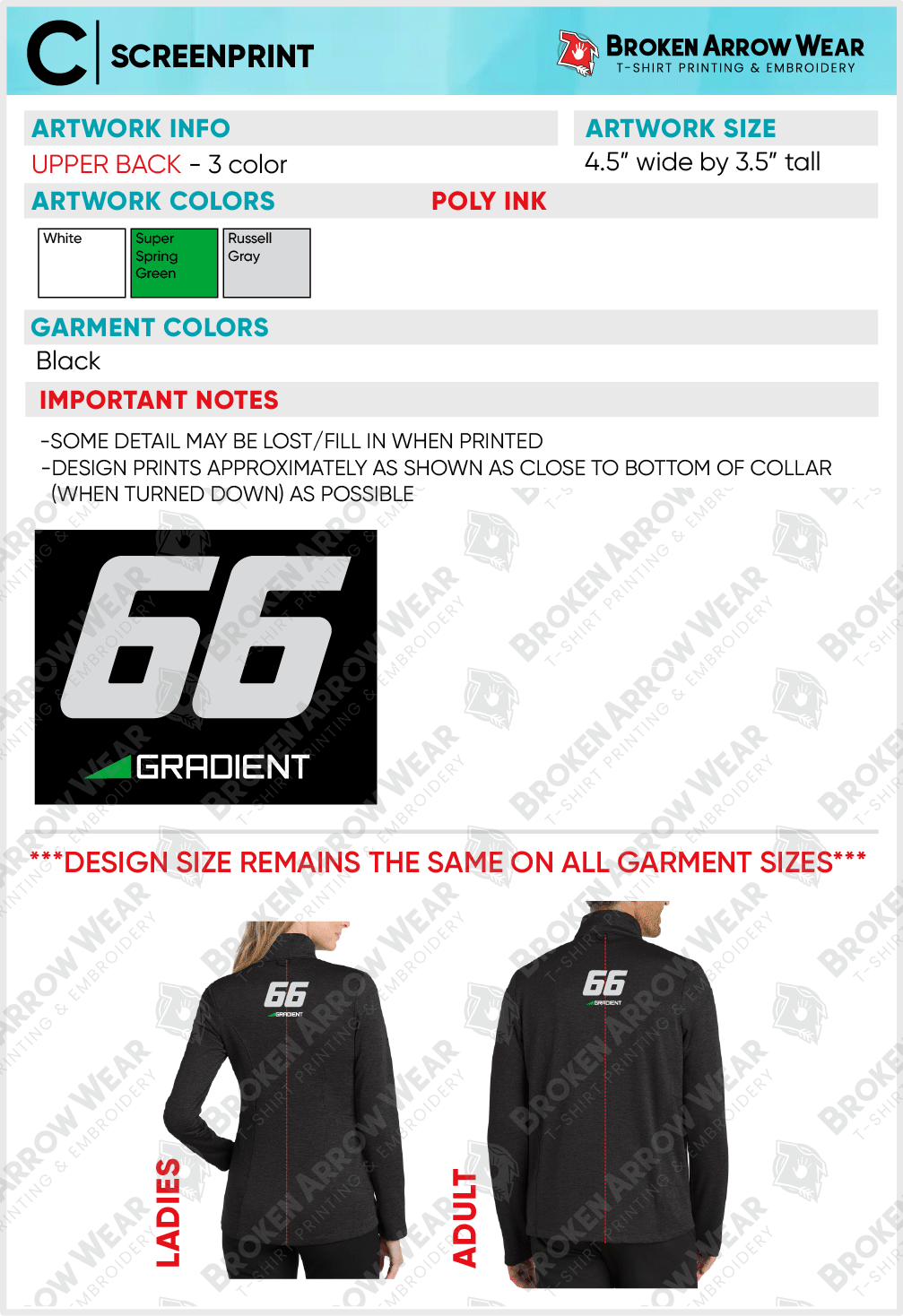 Gradient Racing LLC | ScreenPrint | screen print