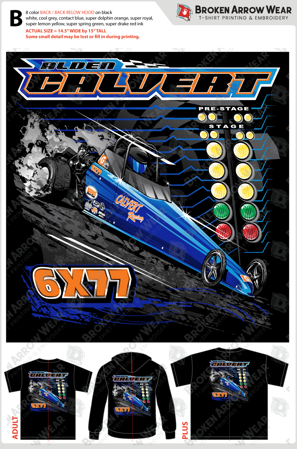 Calvert Racing | ScreenPrint | screenprinting