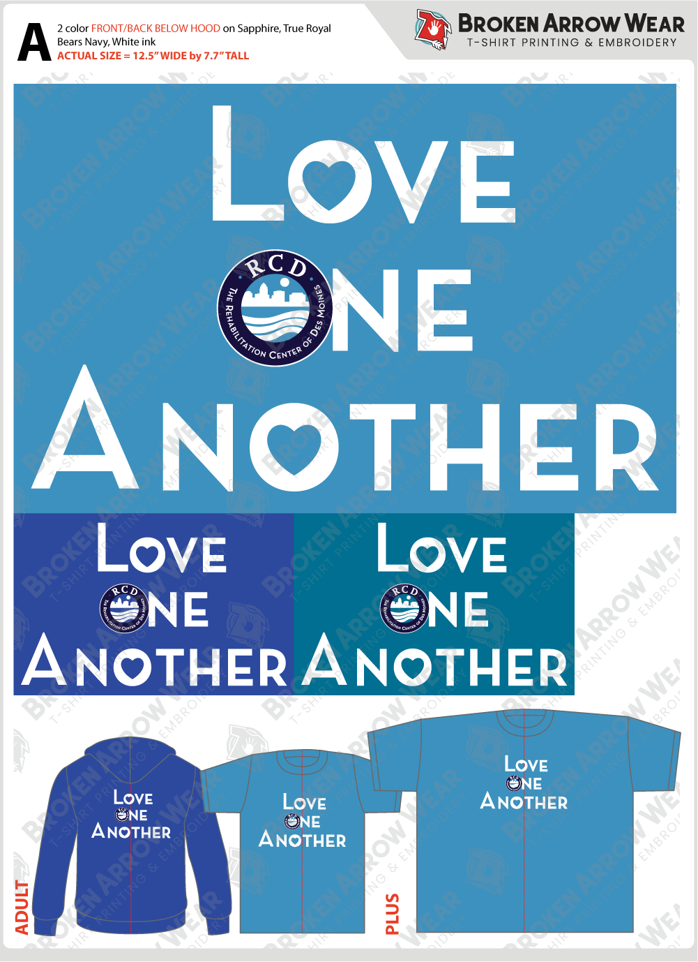 The Rehabilitation Center of Des Moines ScreenPrint screen printing