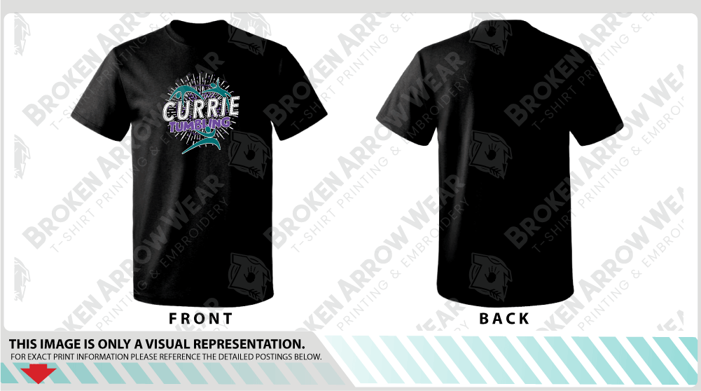 Currie Dance Studio Screen Printing creative