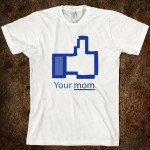customized screen printing for cheap prices and fast 6 day delivery Facebook Like IPO t-shirts
