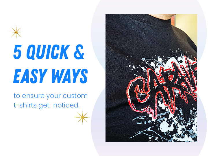 Quick custom t shirts on sale