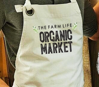 screen printing on aprons