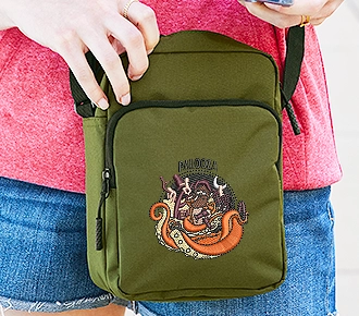 embroidery backpack