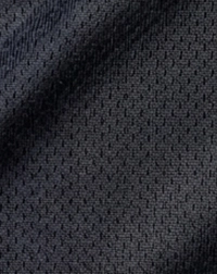 a photo of a black mesh performance fabric