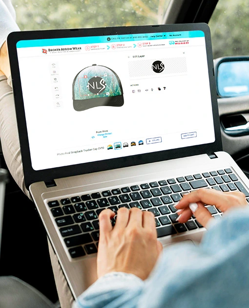 design a custom hat online