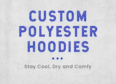 100% polyester hoodies