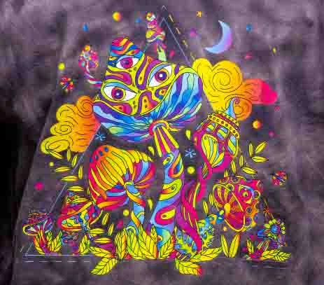 a photograph of a dtf bright print