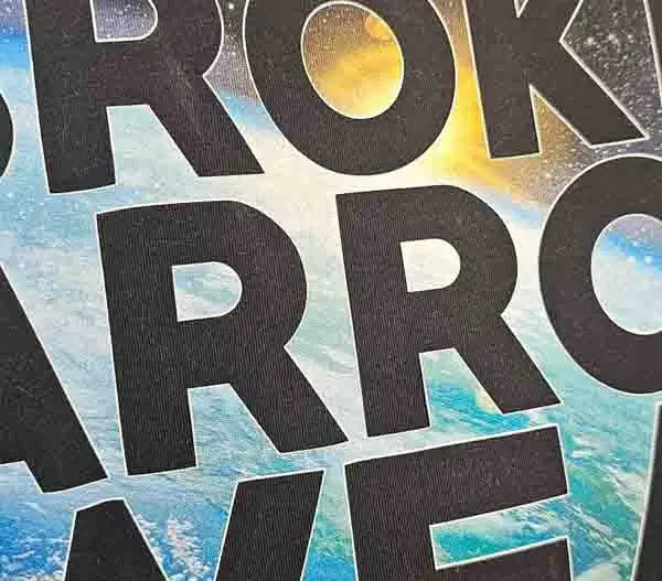 photo of a dtg print of earth