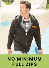 No minimum full zip