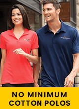 100% Cotton Polos