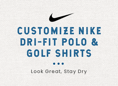 custom nike golf polo