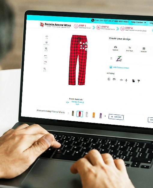 design flannel pants online