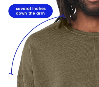 Beige hoodie with colorful Flowers for Hollies graphic text design.