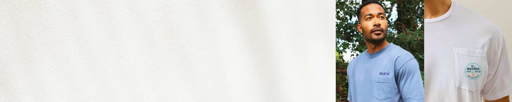 people wearing t-shirts with pockets