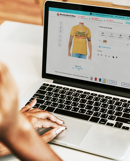how to design t-shirts online