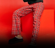 Custom women's flannel pants