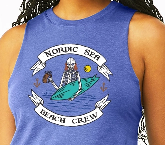 screen printing women tank top