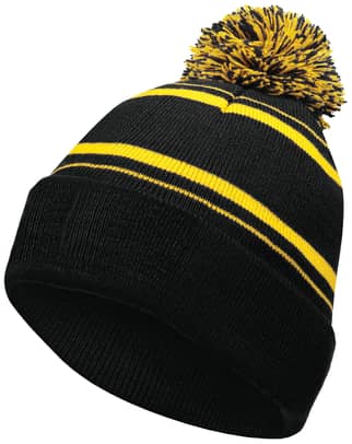 Holloway 223860 100% Acrylic Knit Homecoming Stripe Pom Beanie