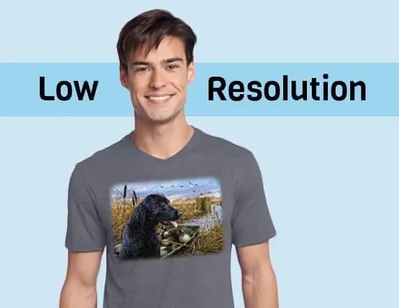 low resolution