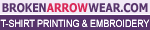 BrokenArrowWear - t-shirt printing & embroidery company.